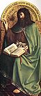 Famous Altarpiece Paintings - The Ghent Altarpiece St John the Baptist